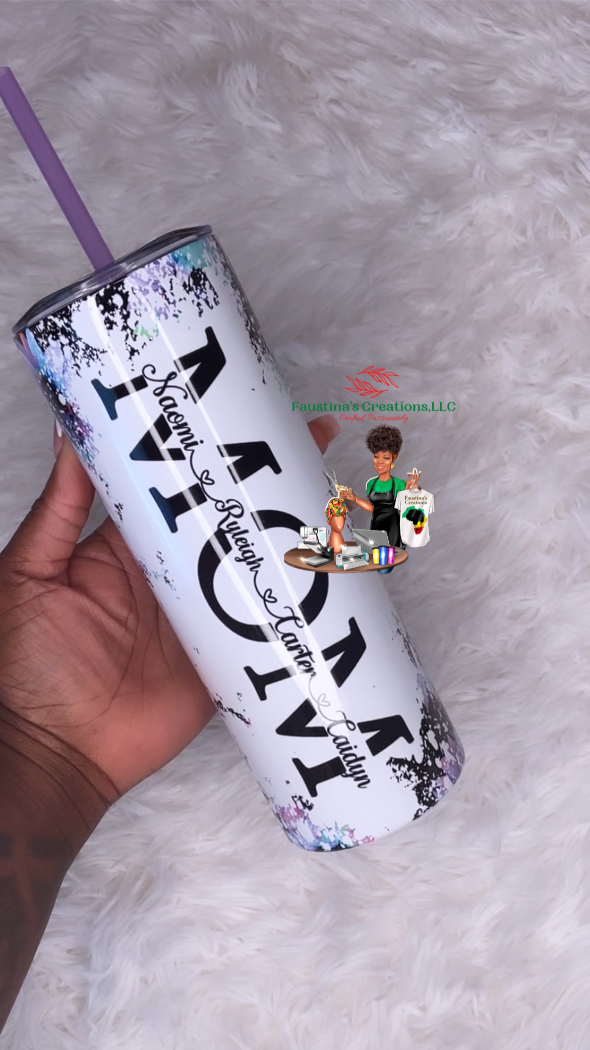 Personalized Mom Tumbler