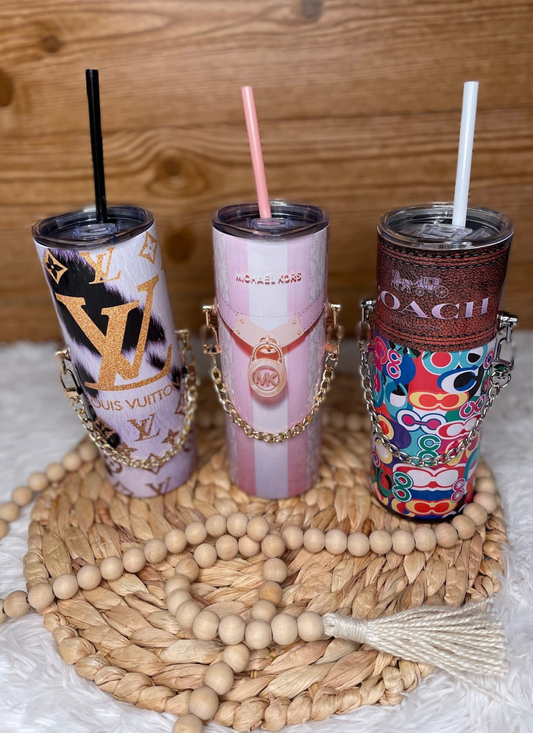 Designer Purse Tumbler