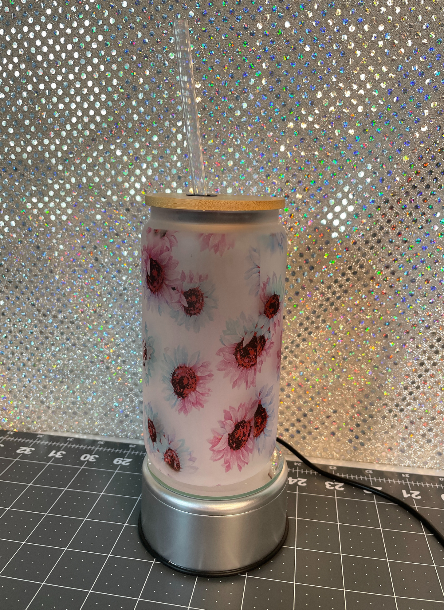 I am statement Libby glass cup
