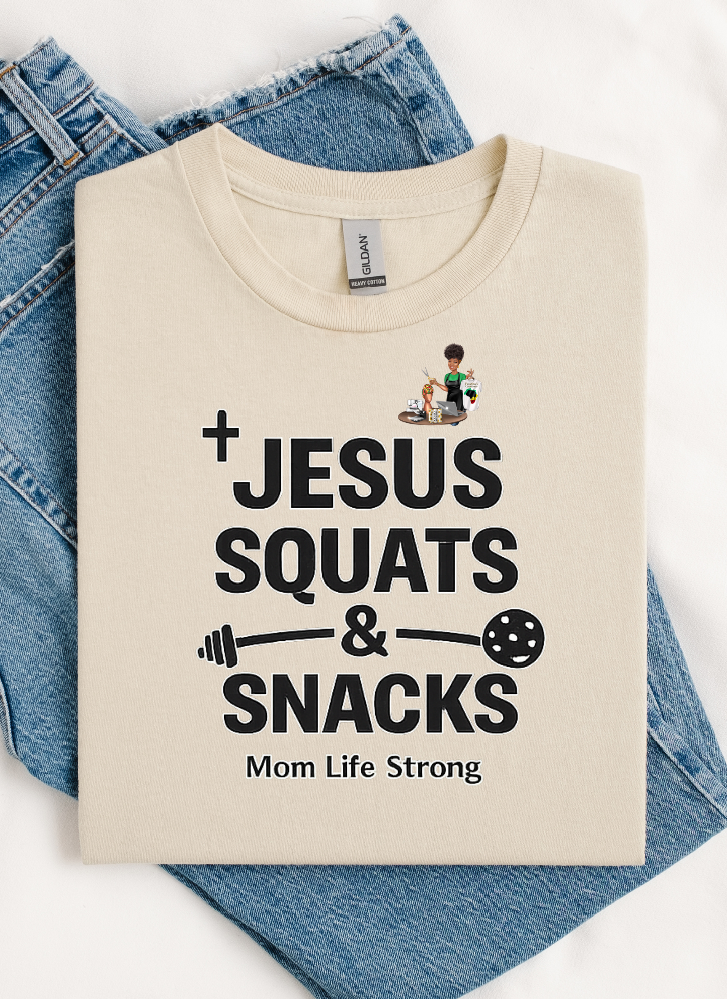 Jesus, Squats & Snacks T-shirt