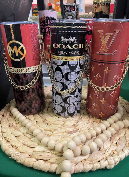 Designer Purse Tumbler