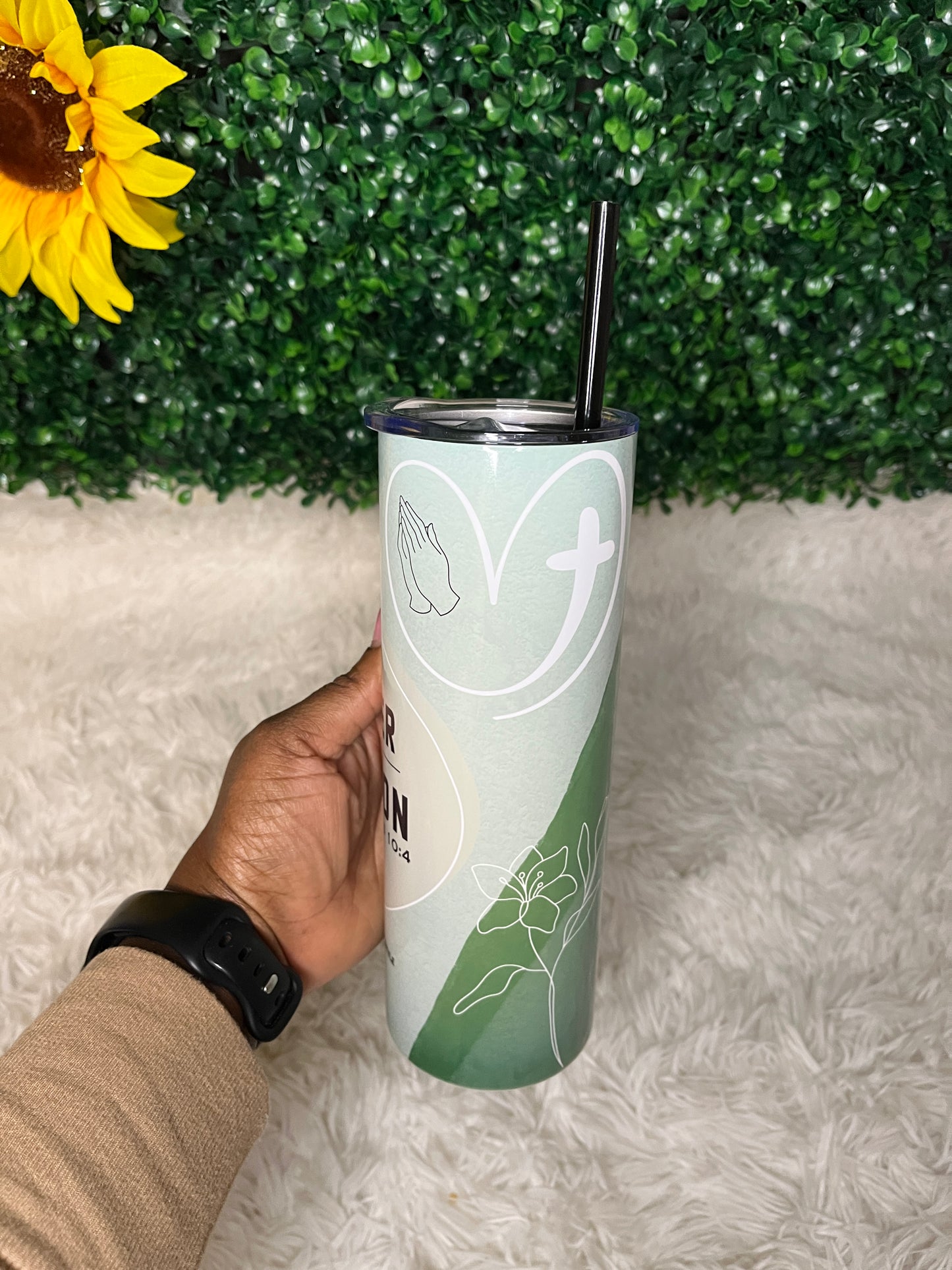 Prayer is the Weapon Tumbler