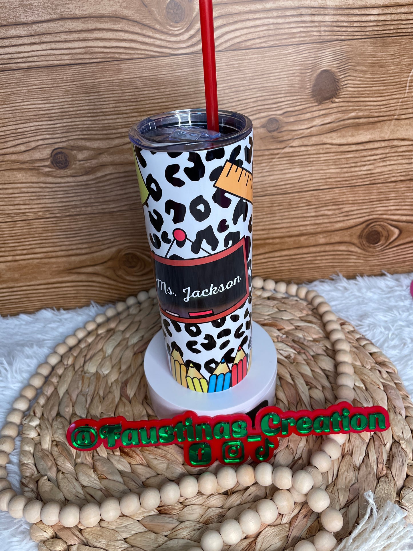 Teacher Personalized name  Tumbler