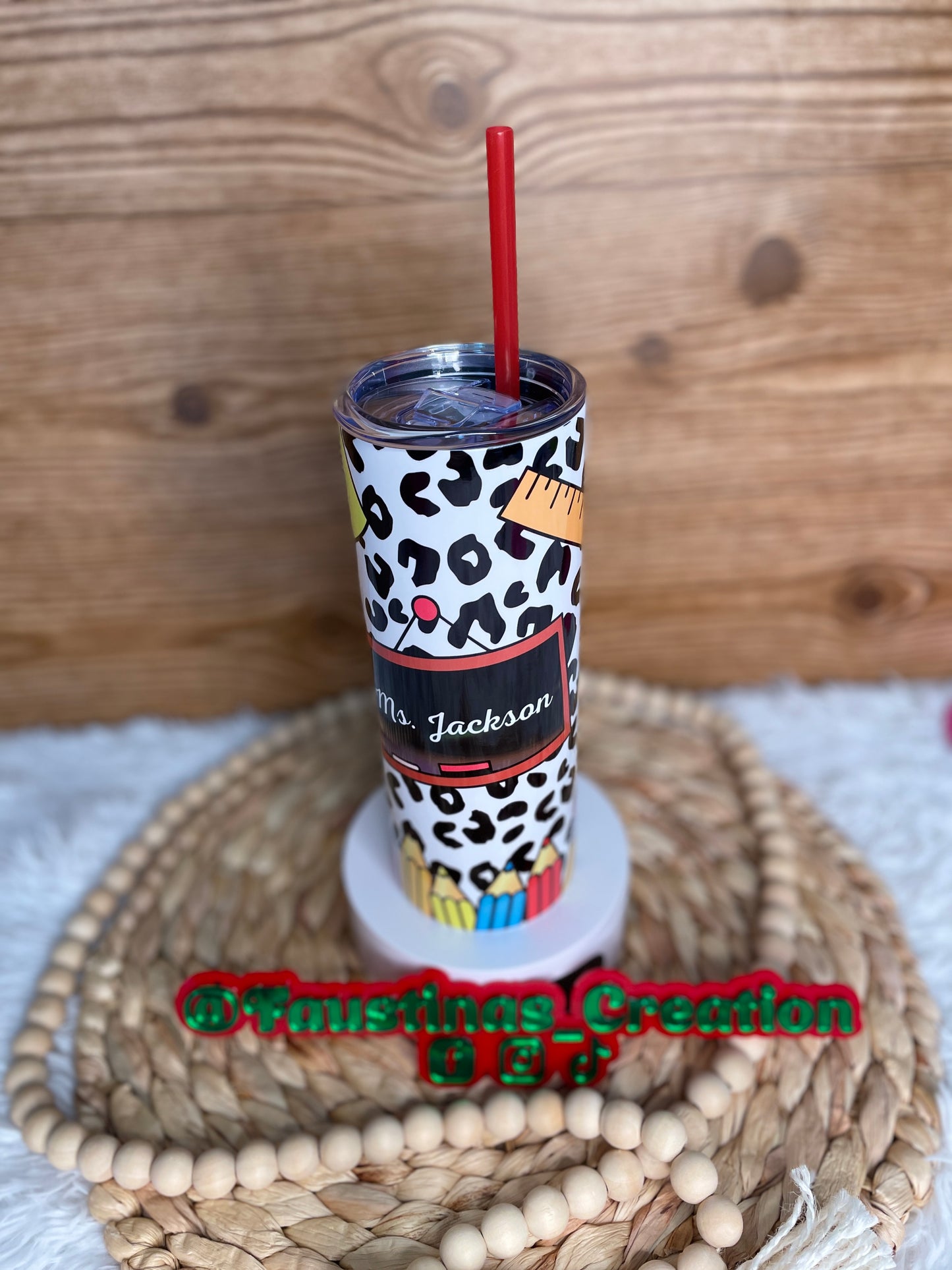Teacher Personalized name  Tumbler