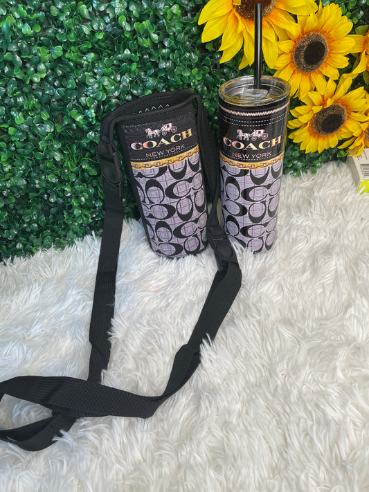 Designer Tumbler with Carrier Bag